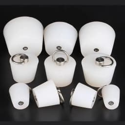 Conical Silicone Plugs With D Ring Waterproof Sealing Cover High Temp Hole Stopper For Bottle/Fish Tank/Barrel