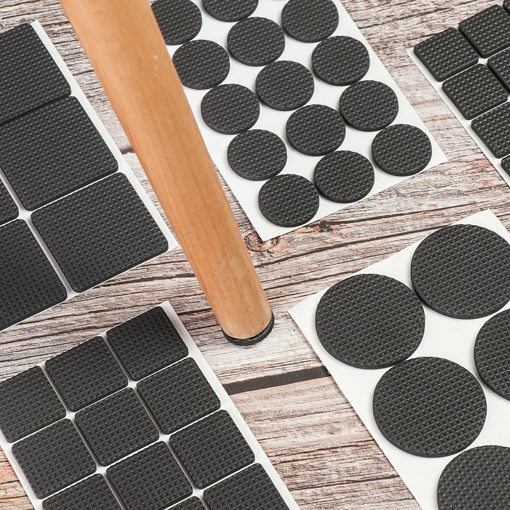Self Adhesive Furniture Leg Anti Noisy Chair Table Foot Mat Non-slip Mat Bumper Cushion For Chair Table Floor Protector Hardware