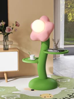 Home Decor Creative Flower Side Table Living Room Cabinet Sofa Floor Tea Table Nordic Style Crafts Decorative Small Corner Table