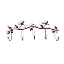 Birds Metal Wall Coat Rack and Hat Rack Multi-Function Mounted Hook Hangers For Livingroom Bedroom Decorative Hook Up Floor