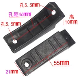 4pcs/lot U Shaped Non-slip Chair Leg Pad Anti-front Tilt Glides Bumper Damper Stool Useful Chair Legs Tube Caps Floor Protector