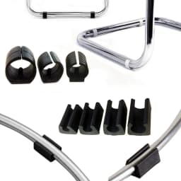 4pcs/lot U Shaped Non-slip Chair Leg Pad Anti-front Tilt Glides Bumper Damper Stool Useful Chair Legs Tube Caps Floor Protector