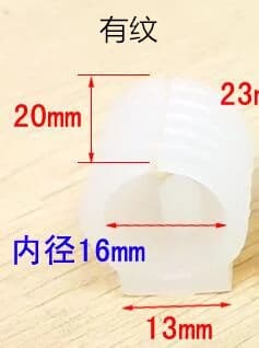 4pcs/lot U Shaped Non-slip Chair Leg Pad Anti-front Tilt Glides Bumper Damper Stool Useful Chair Legs Tube Caps Floor Protector