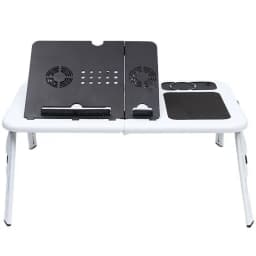 Laptop Desk Multifunctional Notebook Computer Table Stand-type Folding Computer Table USB Cooling Bed Notebook Computer Stand