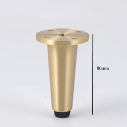 Brass Cabinet Table Legs Living Room Furniture Leg Wardrobe Bed Foot Pure Copper TV Shoes Cabinet Support