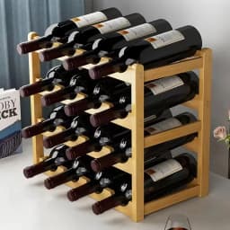 Red Wine Rack Decoration Household Wine Display Rack Table Creative Wine Bottle Rack Simple Wine Cabinet Assemble Storage Rack