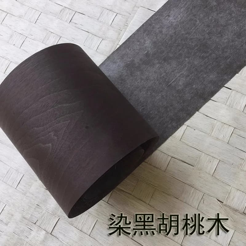 Natural Black walnut Speaker With Veneer And Solid Wood Veneer Furniture Decoration18x250cm Thickness 0.25mm