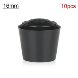 10pcs Black Round Table Chair Foot Cover PVC Rubber Furniture Leg Caps Foot Cover Environmental Protection