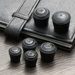 10pcs Black Round Table Chair Foot Cover PVC Rubber Furniture Leg Caps Foot Cover Environmental Protection