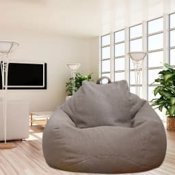 Lazy Sofas Cover Chairs Without Filler Comfortable Adults Bean Bag Chair Couch Living Room Bedroom Home Tatami Lounger Cover
