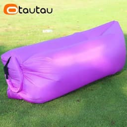 OTAUTAU Ultra Light Pillow Style Lazy Sofa Inflatable Sofa Portable Foldable Sleeping Bag Bed SF284