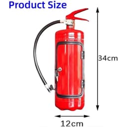 Creative Portable Liquor Cabinet Metal Red/Black Bottle Holder Fire Extinguisher Storage System Bar