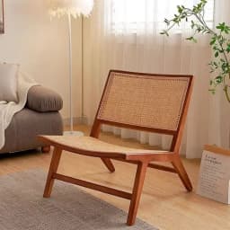 Chair Solid Wood, Rattan, Recliner, Leisure, Home, Homestay, Single, Lazy, Sofa Balcony, Living Room Sofa Luxury