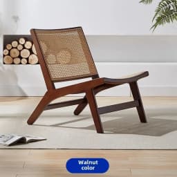 Chair Solid Wood, Rattan, Recliner, Leisure, Home, Homestay, Single, Lazy, Sofa Balcony, Living Room Sofa Luxury