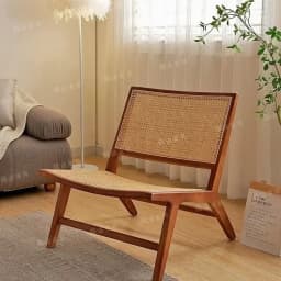 Chair Solid Wood, Rattan, Recliner, Leisure, Home, Homestay, Single, Lazy, Sofa Balcony, Living Room Sofa Luxury