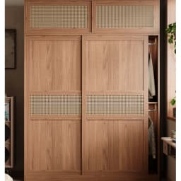 Large Drawers Locker Wardrobes Rattan Women Nordic Sliding Door Storage Closet Organizer Rack Teen Armario Furniture Home