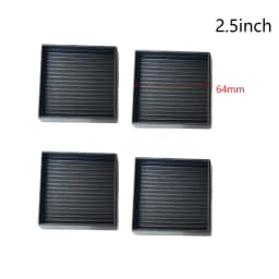 4Pcs/set Non Slip Furniture Pads Square Round Rubber Furniture Caster Cups Bed Couch Chair Feet Stoppers