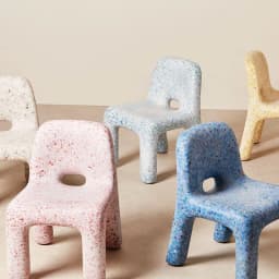 Nordic Furniture Design Table Chairs PE Mobile Chair Home Plastic Study Small Desk Stool Portable Backrest Stools Customized