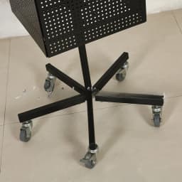 Custom Store Triangle Spinner Rack Tool Phone Accessories Jewelry Postcard Sticker Stationery Metal Rotating Display Stand