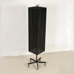 Custom Store Triangle Spinner Rack Tool Phone Accessories Jewelry Postcard Sticker Stationery Metal Rotating Display Stand