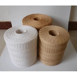 1KG 0.5mm-4mm Diameter Kraft Paper Rope Weaving Handmade DIY Environmentally Friendly Packaging Woven Rope Y Chair Material