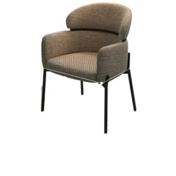 Italian Minimalist Casual Chair Light Luxury Home Retro Kitchen Dining Chair Light Luxury High-end Nordic Dining Table Backrest