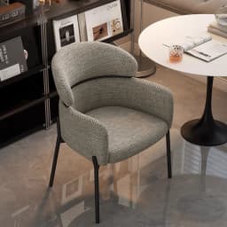Italian Minimalist Casual Chair Light Luxury Home Retro Kitchen Dining Chair Light Luxury High-end Nordic Dining Table Backrest