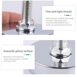 Leveling Foot Base, M6, M8, M10, Screw Height Adjustable, Dia 21mm, 24mm, 27mm, 30mm, 36mm,40mm,2 Pcs, 4 Pcs, 8 Pcs