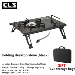 Newest Folding IGT Table Lightweight Backpack Roll Table Multifunctional Adjustable Leg Desk Desktop Burner BBQ Table