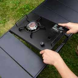Newest Folding IGT Table Lightweight Backpack Roll Table Multifunctional Adjustable Leg Desk Desktop Burner BBQ Table