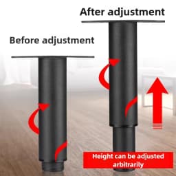 1 PCS Adjustable Bed Beam Support Foot Reinforcement Cold Rolled Steel Furniture Legs Sofa Legs Bottom Load Bracket