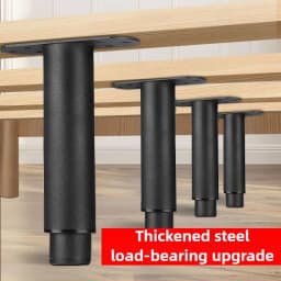 1 PCS Adjustable Bed Beam Support Foot Reinforcement Cold Rolled Steel Furniture Legs Sofa Legs Bottom Load Bracket