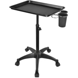 Beauty and Hairdressing Aluminum Plate Vertical Salon Hair Salon Tool Tray Nail Art Mobile Storage Rack