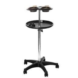 Beauty and Hairdressing Aluminum Plate Vertical Salon Hair Salon Tool Tray Nail Art Mobile Storage Rack