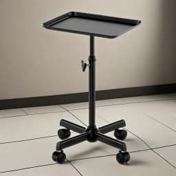 Beauty and Hairdressing Aluminum Plate Vertical Salon Hair Salon Tool Tray Nail Art Mobile Storage Rack