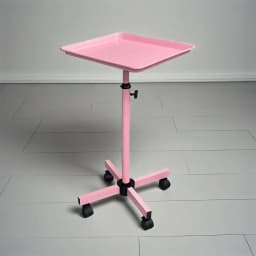 Beauty and Hairdressing Aluminum Plate Vertical Salon Hair Salon Tool Tray Nail Art Mobile Storage Rack