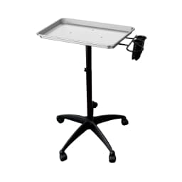 Beauty and Hairdressing Aluminum Plate Vertical Salon Hair Salon Tool Tray Nail Art Mobile Storage Rack