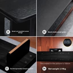 Z3 Modular Monitor Stand Premium Computer Riser for Ergonomic Workspace Modern Desk Organizer for Office Walnut/Black/White