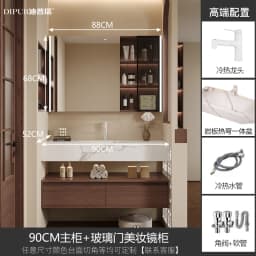 Partitions Organizer Bathroom Cabinet Mirror Modern Skincare Drawers Display Bathroom Cabinet Paper Slim Gabinete Home Furniture