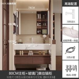 Partitions Organizer Bathroom Cabinet Mirror Modern Skincare Drawers Display Bathroom Cabinet Paper Slim Gabinete Home Furniture