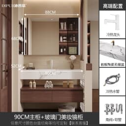 Partitions Organizer Bathroom Cabinet Mirror Modern Skincare Drawers Display Bathroom Cabinet Paper Slim Gabinete Home Furniture