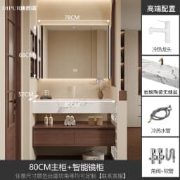 Partitions Organizer Bathroom Cabinet Mirror Modern Skincare Drawers Display Bathroom Cabinet Paper Slim Gabinete Home Furniture