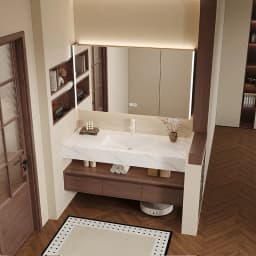 Partitions Organizer Bathroom Cabinet Mirror Modern Skincare Drawers Display Bathroom Cabinet Paper Slim Gabinete Home Furniture