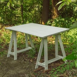 Rustic Wood Table Legs for Outdoor Photo Prop Stool Feet Vintage Workstation Base Industrial Photography Background Setting