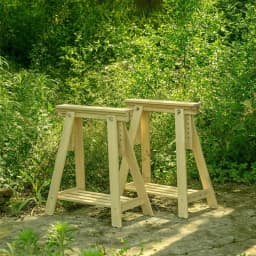 Rustic Wood Table Legs for Outdoor Photo Prop Stool Feet Vintage Workstation Base Industrial Photography Background Setting