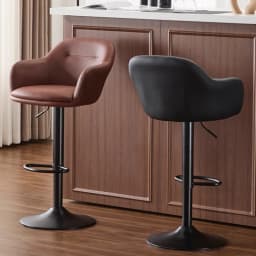 Modern Lift Swivel Bar Stool Luxury Minimalist Counter Chair with Backrest Adjustable Reception Stool for Commercial Furniture