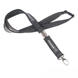 BOEING AIRUBS carbon fiber lanyard, mesh metal wide version, ID double hook lanyard unit chest card