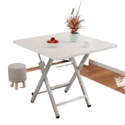 Outdoor Simple Small Apartment Folding Table Dining Rental Room Square Dining Table Household Dining Table Portable Stall