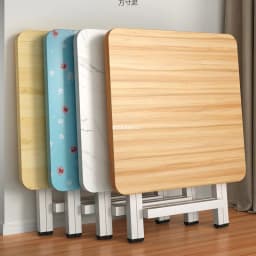 Outdoor Simple Small Apartment Folding Table Dining Rental Room Square Dining Table Household Dining Table Portable Stall