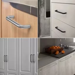 M4M5M6M8 Door Silver Kitchen Cabinet Storage Handle Pull Solid Drawer Knobs Closet Dressers Wardrobe Cupboard Door Pulls Hardwar